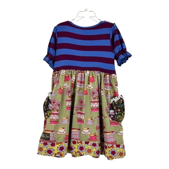 Matilda Jane Girls 6 Character Counts Maggie at Tea Dress - Picture 3 of 5